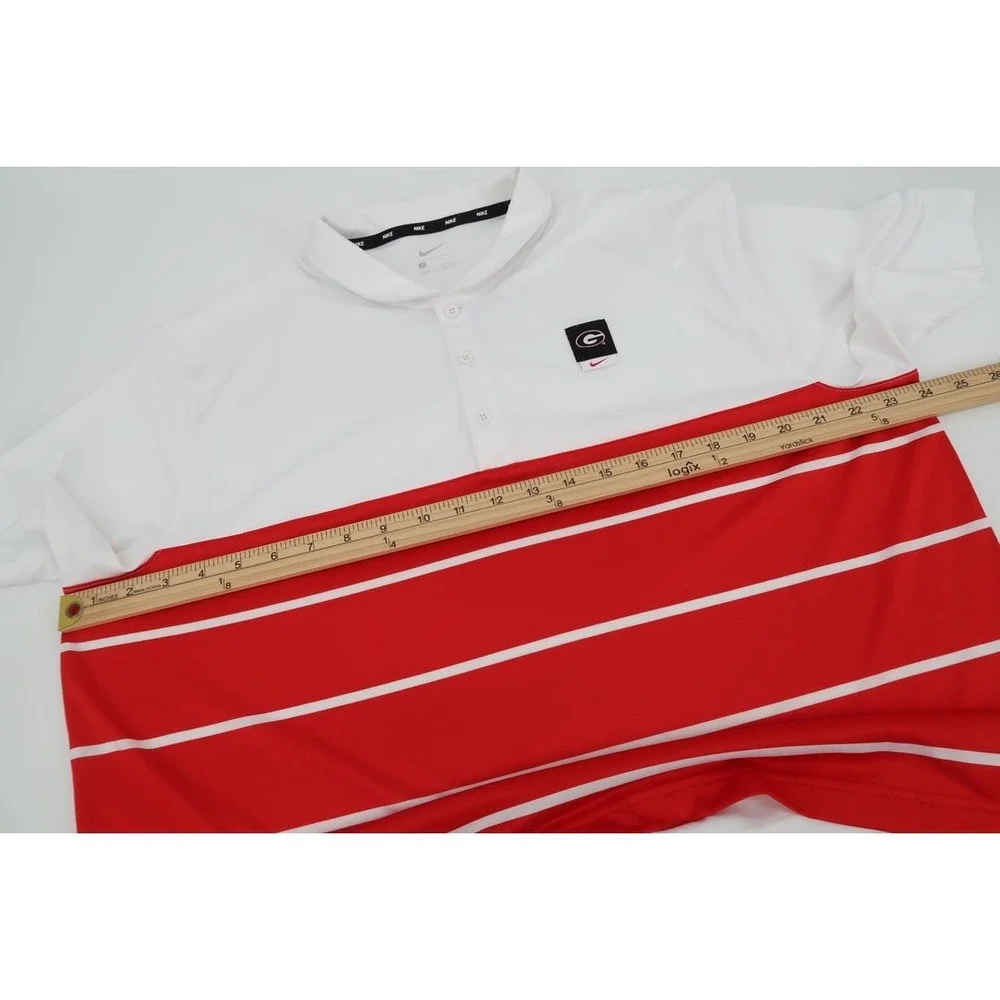 Nike Georgia Bulldogs Mens‎ XL On Field Coaches Polo Golf Shirt Red CJ1195 101